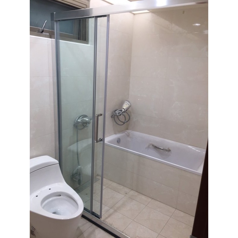 淋浴緩衝拉門浴室拉門玻璃門乾濕分離玻璃工程五金配件台灣製造mit 蝦皮購物