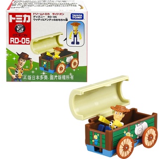 【HAHA小站】TM18126 正版 多美 DT R-DS05 胡迪玩具箱 多美小汽車 騎乘系列 模型車 生日 禮物