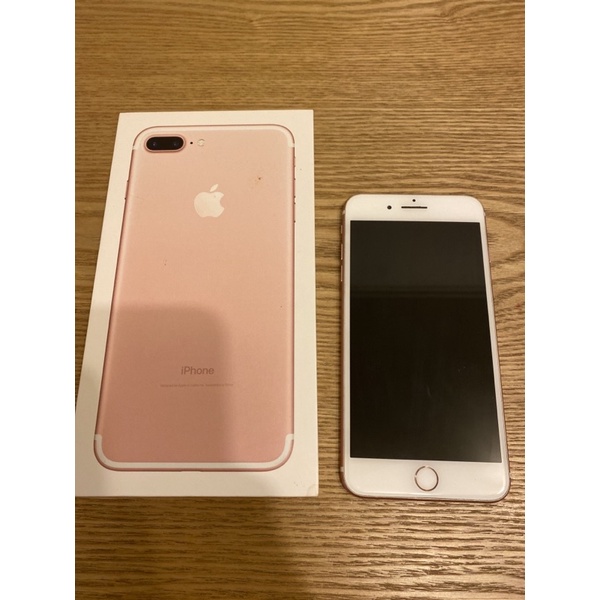 iPhone 7 Plus 128GB 粉紅色 盒裝完整 9成新