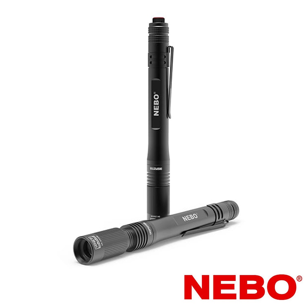 【NEBO】Inspector高亮度旋轉調焦防水筆形手電筒-吊卡版 NB6713