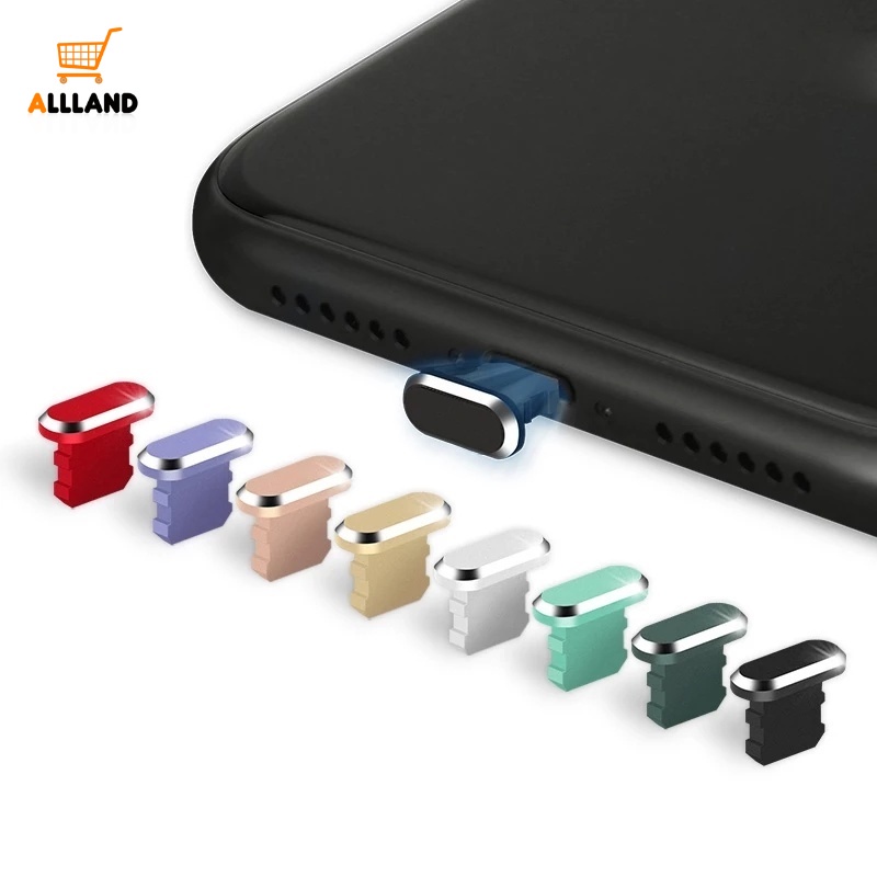 Ipad AirPods 蘋果系列 / 手機防塵充電器金屬蓋蓋的多色合金金屬 USB 防塵罩