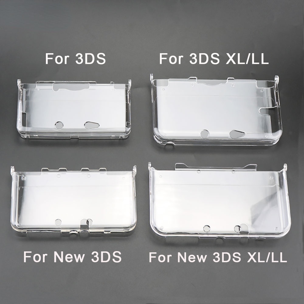 任天堂 Nintendo 3DS New 3DS XL LL 控制台和遊戲的塑料透明水晶保護硬殼皮套保護套
