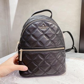 Kate Spade KS 菱格小香風小羊皮 可三用-肩背側背後揹包