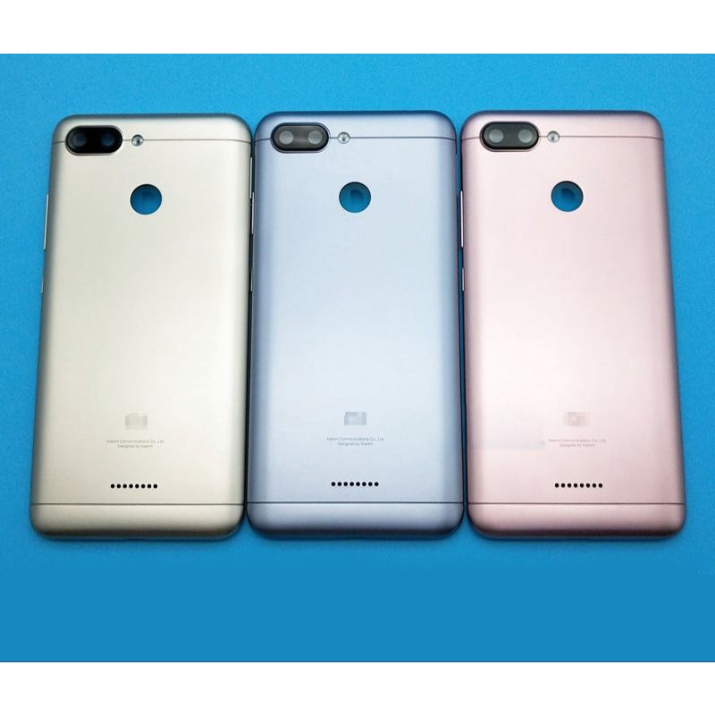 紅米6電池蓋單卡版 背蓋後蓋 外殼 Redmi 6後殼 電池後蓋 帶鏡框鏡片 現貨