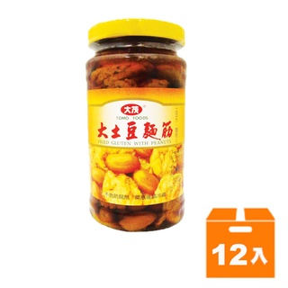 大茂 大土豆麵筋 玻璃罐 375g(12入)/箱 【康鄰超市】