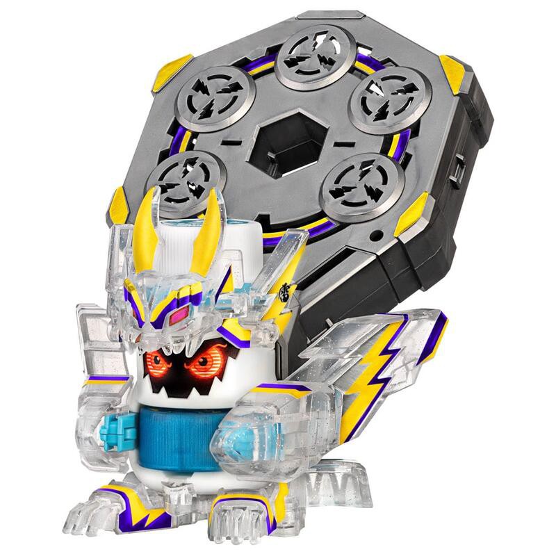【超萌行銷】現貨賠售 代理版 TAKARA TOMY 射擊覺醒 激鬥瓶蓋人 Bot-07 牛奶雷神 雷神白龍DX 可連發