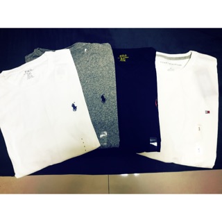 Tommy白素T和黑白灰Polo Ralph Lauren素T