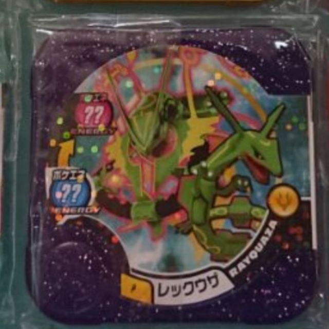 神奇寶貝  寶可夢  pokemon tretta 冠軍 紫閃p 烈空座
