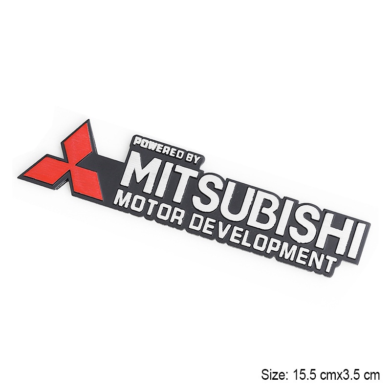 MITSUBISHI 三菱帕杰羅藍瑟獅子汽車標誌三菱標誌金屬尾貼後徽