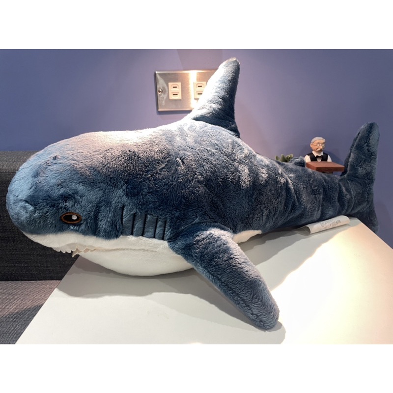 超夯 鯊魚 娃娃 抱枕 lkea 鯊魚 80cm 30cm 15cm