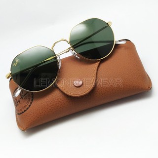 ✅😄 新貨到 😄[檸檬眼鏡] RayBan RB3565 919631梨形金邊墨綠色鏡片 高質感細緻邊框壓紋 原廠正品貨