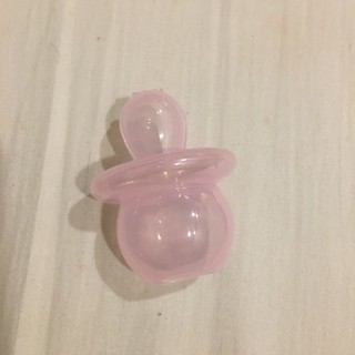[近全新] 優生 US Baby 奶嘴儲存盒 收納盒 盒子 粉紅色 透明 *舊愛二手*