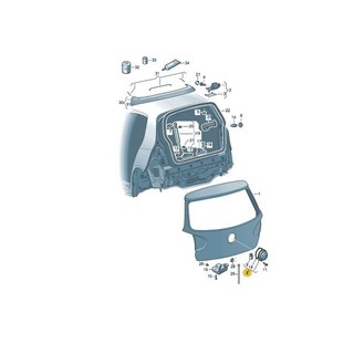 (小賴汽車)VW Golf 5 Golf 6 後行李箱 後箱 膠條 全新