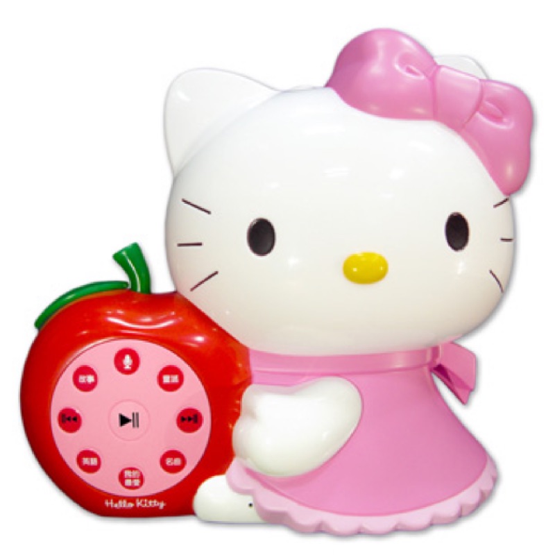 Hello Kitty 凱蒂貓啟蒙故事機（粉）贈湯瑪士小火車DVDx2