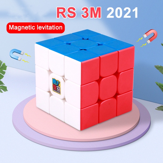 魔方 RS3M 3x3x3 2020 磁性魔方專業 3x3 速度益智兒童玩具