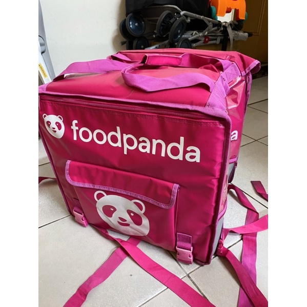 Foodpanda 胖達 大箱(二手) 附背架、小箱(限宅配)