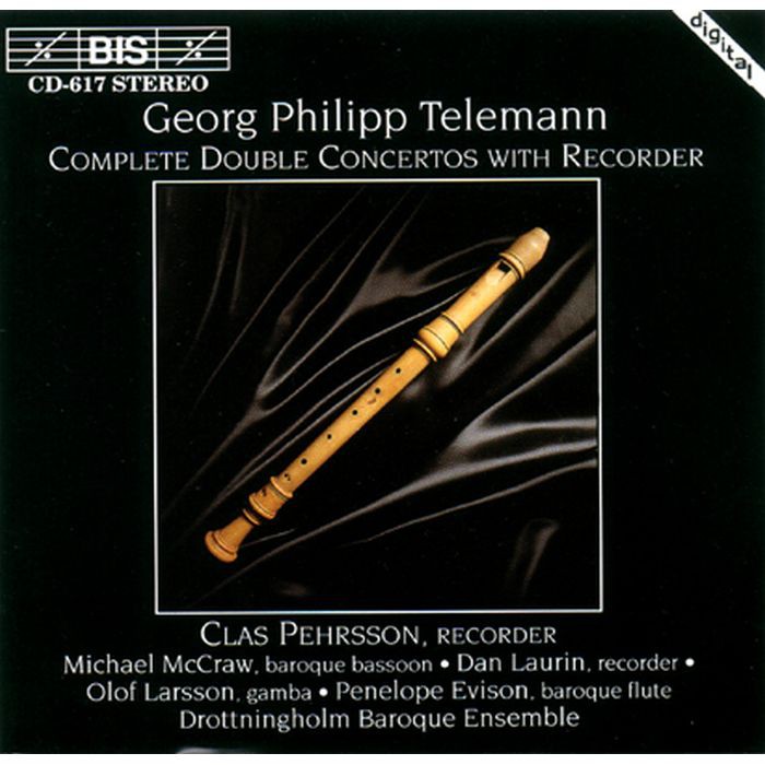 (BIS) CD0617 佩爾松 丹羅林 泰利曼 雙重協奏曲 Pehrsson Laurin Telmann