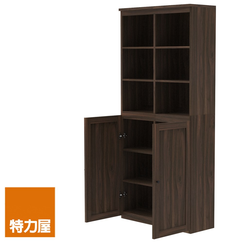 (組合) 特力屋 萊特 組合式書櫃 深木櫃/深木層板8入/深木門2入 78x30x174.2cm