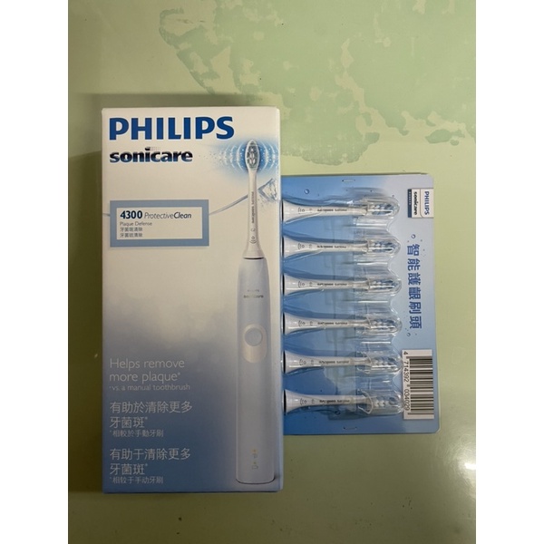 全新PHILIPS HX6803電動牙刷  六支全新刷頭 用不到 便宜賣