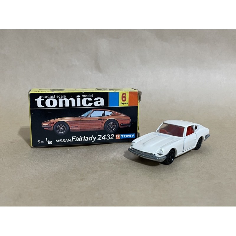 Tomica No 6 絕版日製黑盒nissan Fairlady Z432 稀有 蝦皮購物