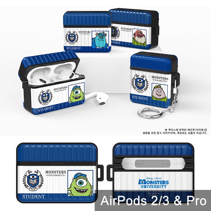 AirPods Pro 2 3 保護殼│韓國 迪士尼 怪獸電力公司 大眼仔 毛怪 吸震防摔 保護套 耳機殼