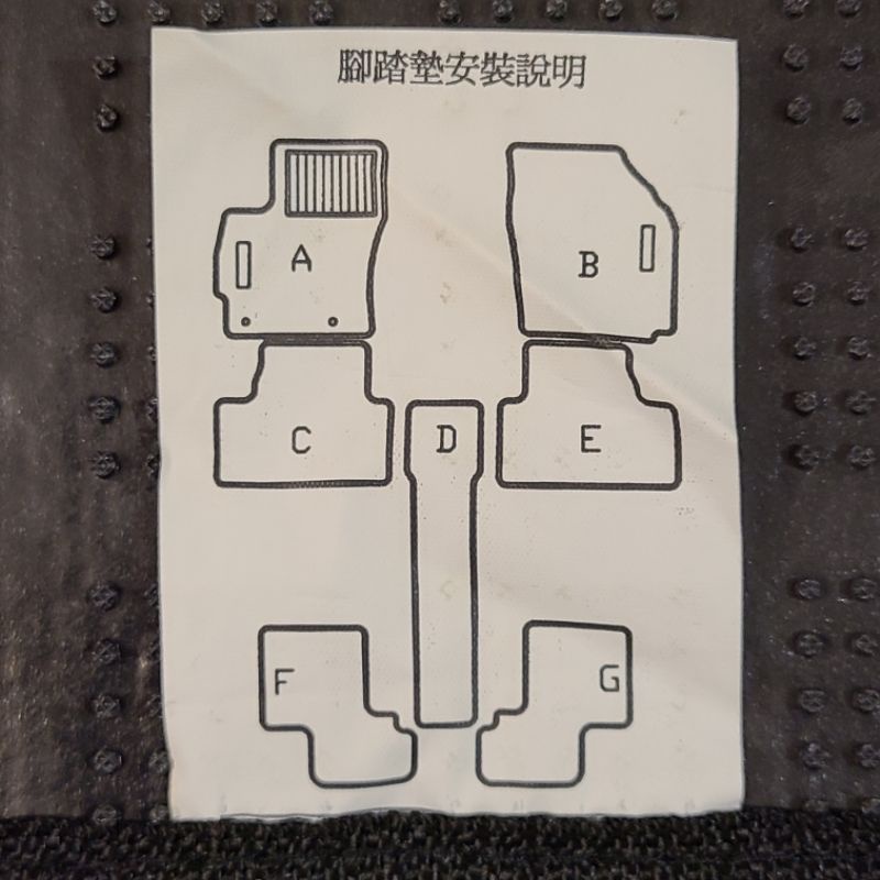 (全新)馬自達5 MAZDA5 原廠地毯腳踏墊