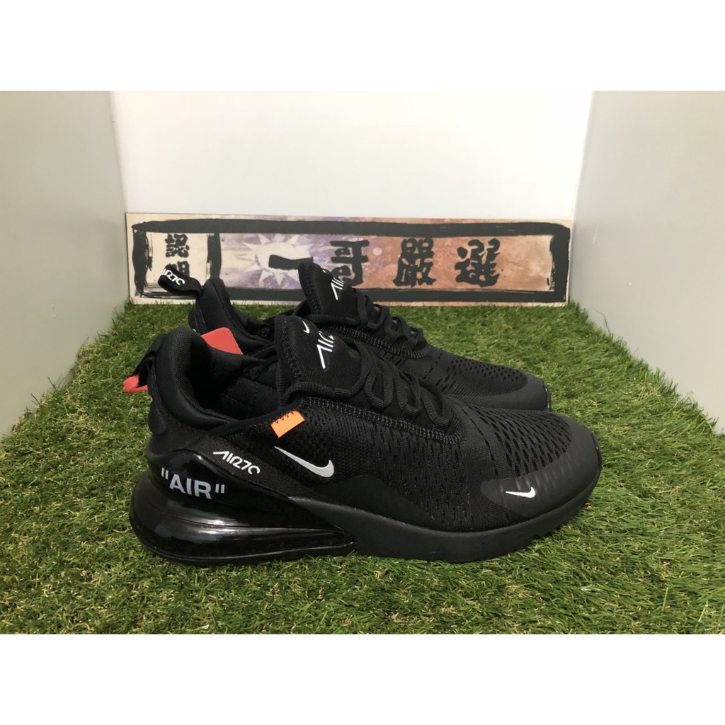 nike air max 270 x off white black