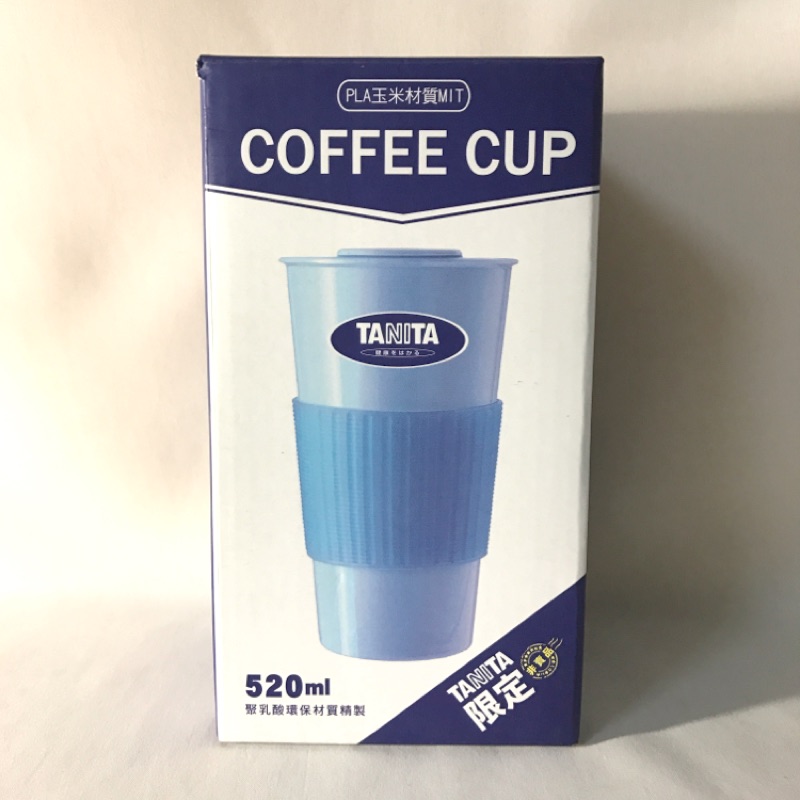 TANITA樂活推蓋咖啡杯 玉米材質 台灣製造