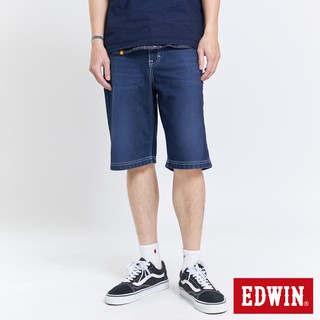 EDWIN EJ3冰玉寬鬆短褲(酵洗藍)-男款