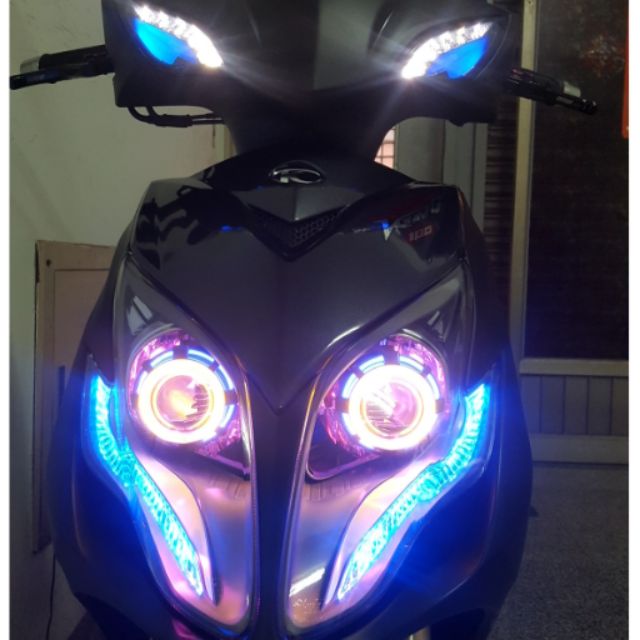 九成新雷霆王，大燈，魚眼，HID，光陽，雷霆，LED，燈殼，雷霆s，KYMCO