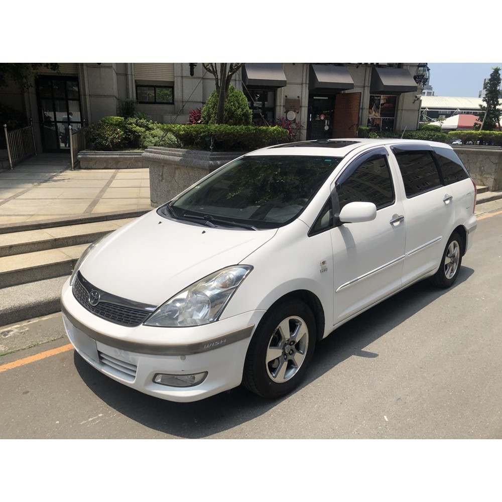 07 豐田toyota Wish 2 0 白色七人座 中古車二手車 蝦皮購物