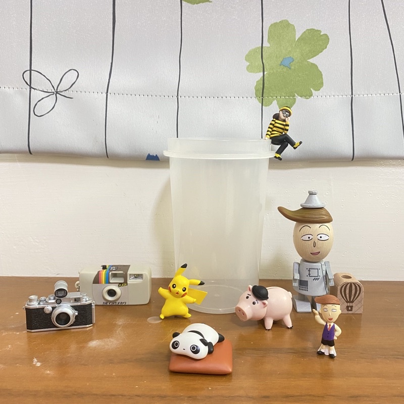 扭蛋 ◆公仔◆相機/皮卡丘/奧德杯緣子/花輪/趴趴熊/玩具總動員火腿◆附扭蛋殼