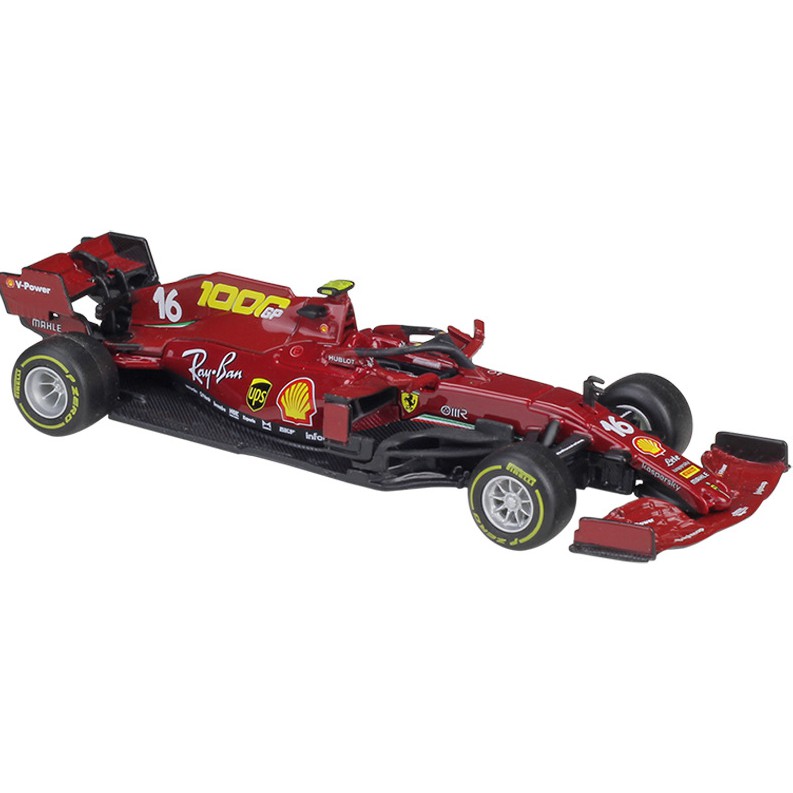 【名車館】Bburago Ferrari F1 SF1000 #16 C. Leclerc GP 2020 1/43