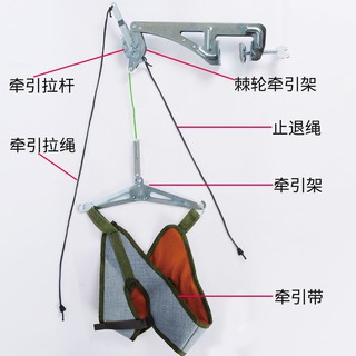 柒柒家居熱銷矯正康復護理護具支具頸椎牽引架家用門懸拉伸器勁椎頸部成人矯正理療吊脖子吊帶頸託