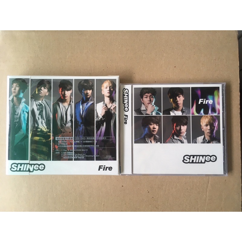 全新現貨(未拆)➲ SHINee - FIRE ( CD+DVD ) +通常盤 不拆售 (台壓版)