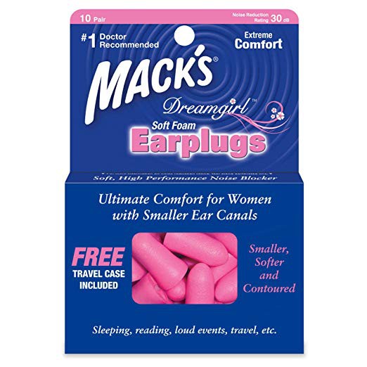 安妮精品  Mack's Dreamgirl Soft Foam Earplugs女用耳塞 10對入(NRR 30)