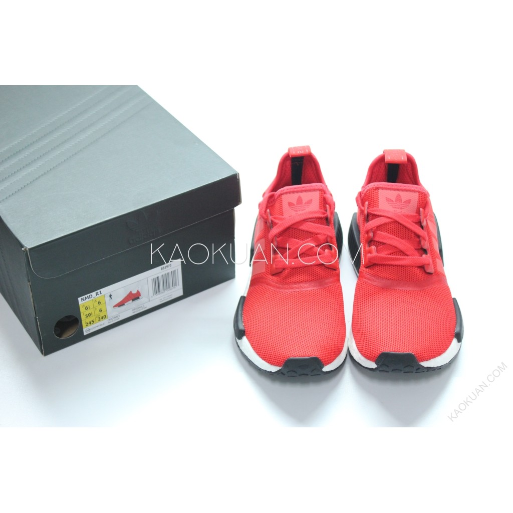【高冠國際】現貨 Adidas Originals NMD_R1 輕量 網布 紅 紅黑 新款 BB1970