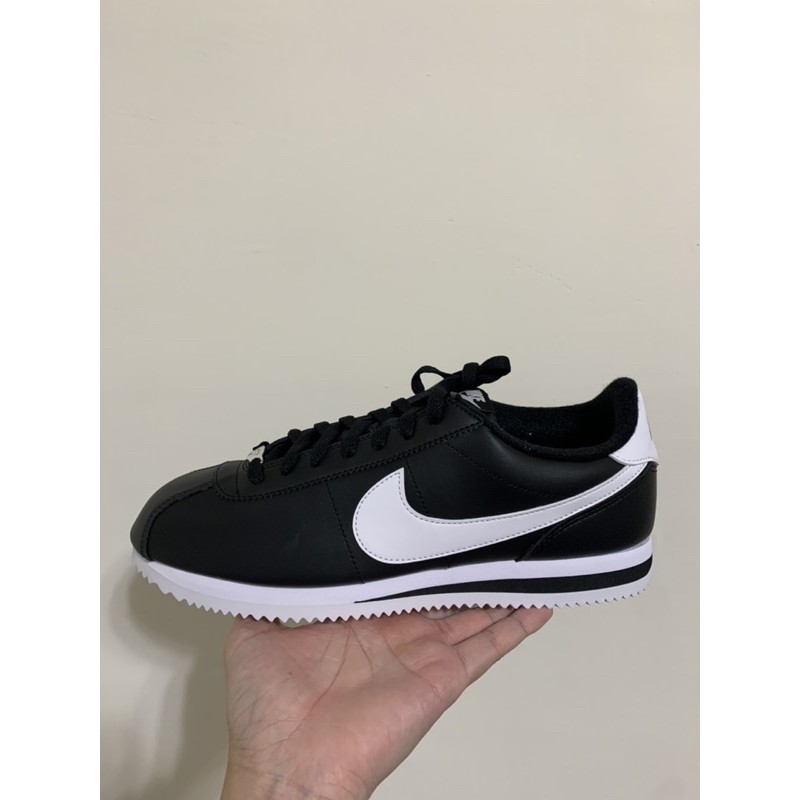  Nike Cortez Basic Leather 阿甘鞋 全黑 白 皮革 819719-012