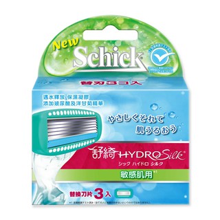 Schick 舒適 舒綺仕女除毛刀補充刀片-敏感肌用(3入裝)【小三美日】D300777