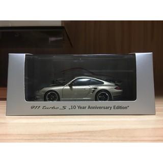 1/43 保時捷原廠精品模型車 保時捷 Porsche 911 997 Turbo S