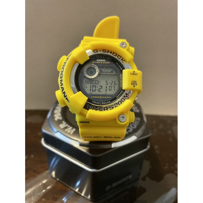 「二手」CASIO 卡西歐 G-SHOCK GF-8250-9 FROGMAN 黃蛙王