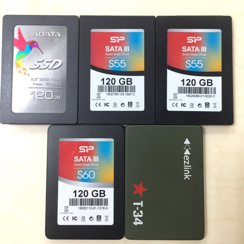 二手拆機良品 ADATA 威剛 SP 廣穎 SSD 120G 還在保固內  剩S55*1及EZ*1