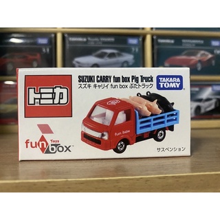 Tomica 會場 載豬車 funbox toys 限定 小豬車 Suzuki carry fun box pig
