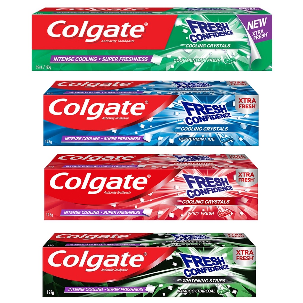 高露潔 colgate 牙膏 anticavity toothpaste FRESH CONFIDENCE 192g