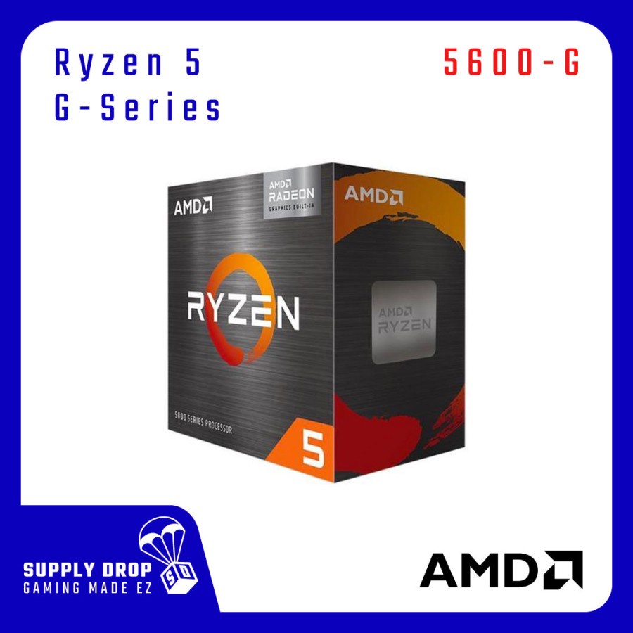 Amd Ryzen 5 5600G 3.9GHz 6 核 12 線程 7 GPU 核 BOX Grs 3 年