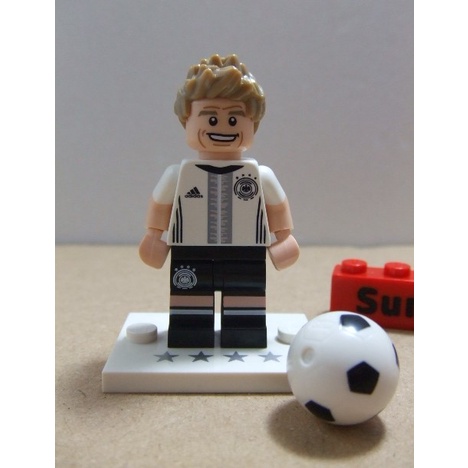 【積木2010】樂高 Lego-全新 德國足球隊人偶包 13號 穆勒 Thomas Müller (71014)