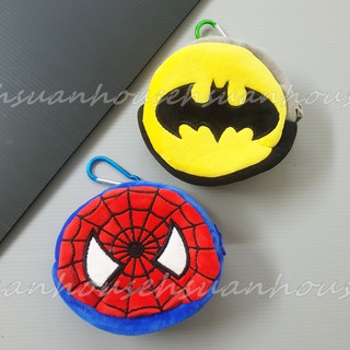 蝙蝠俠 蜘蛛人零錢包 吊飾 捲線包 耳機包