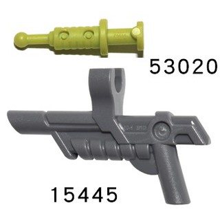 樂高 LEGO 深灰色 瞄準 麻醉槍 夾具 15445 6191976 武器 侏儸紀 公園 Gray Gun Clip