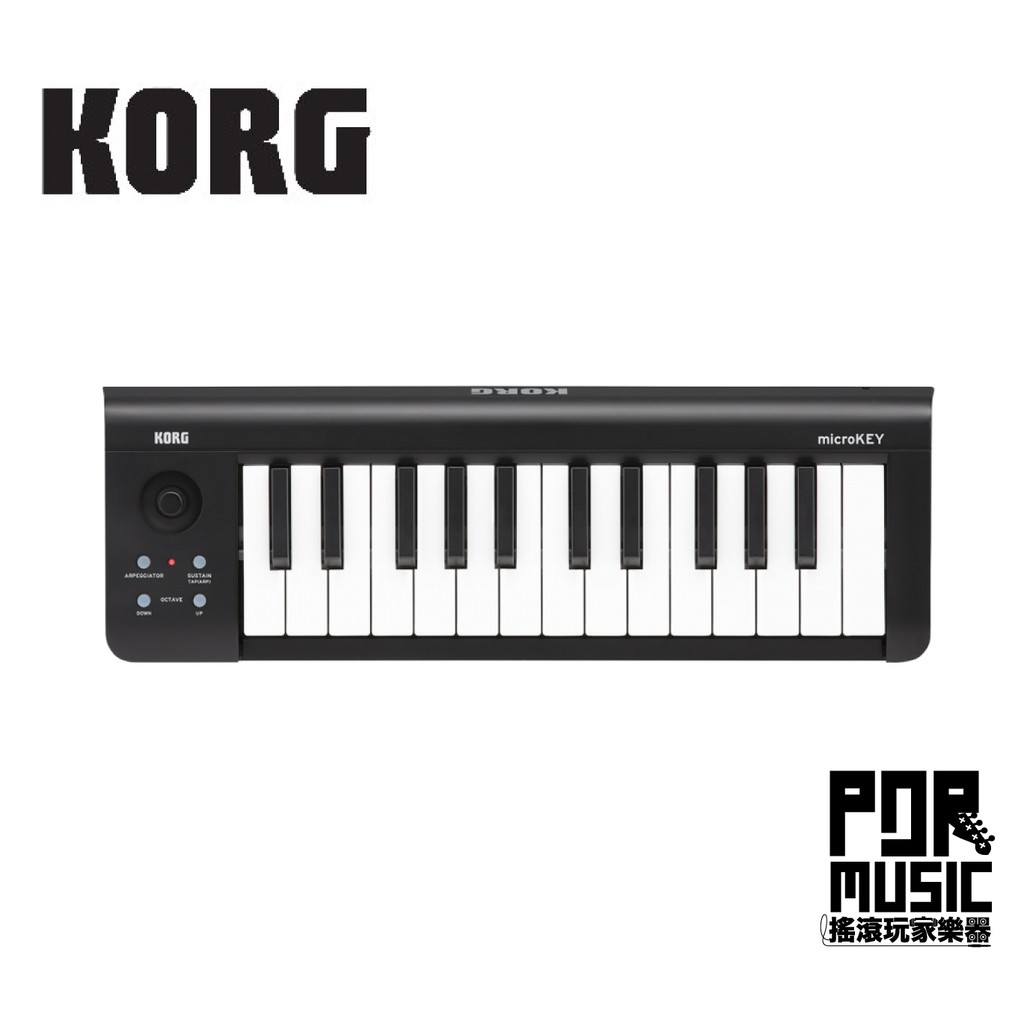 【搖滾玩家樂器】全新 公司貨免運 Korg Microkey 2 主控 鍵盤 25鍵 midi keyboard 控制器