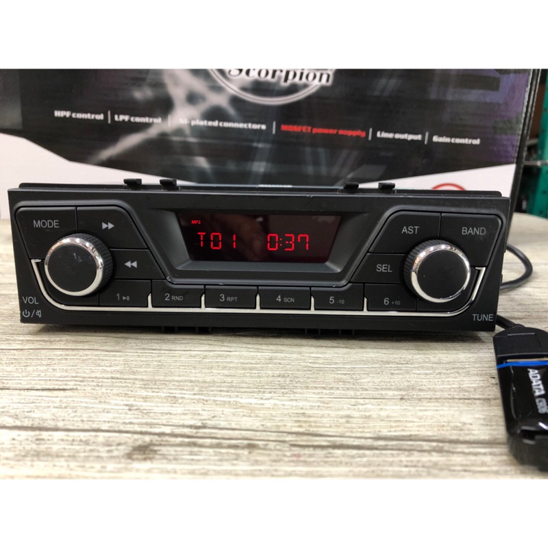 VW 福斯原廠USB AUX FM AM音響主機、音質超漂亮，